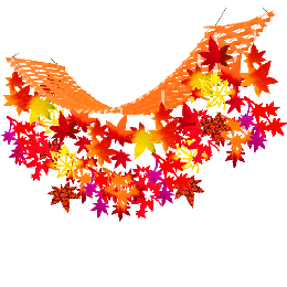 秋を彩る紅葉プリーツハンガー