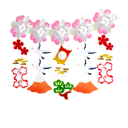 お正月 ひととせpop 季節のかわいい店舗装飾品のオーダー販売